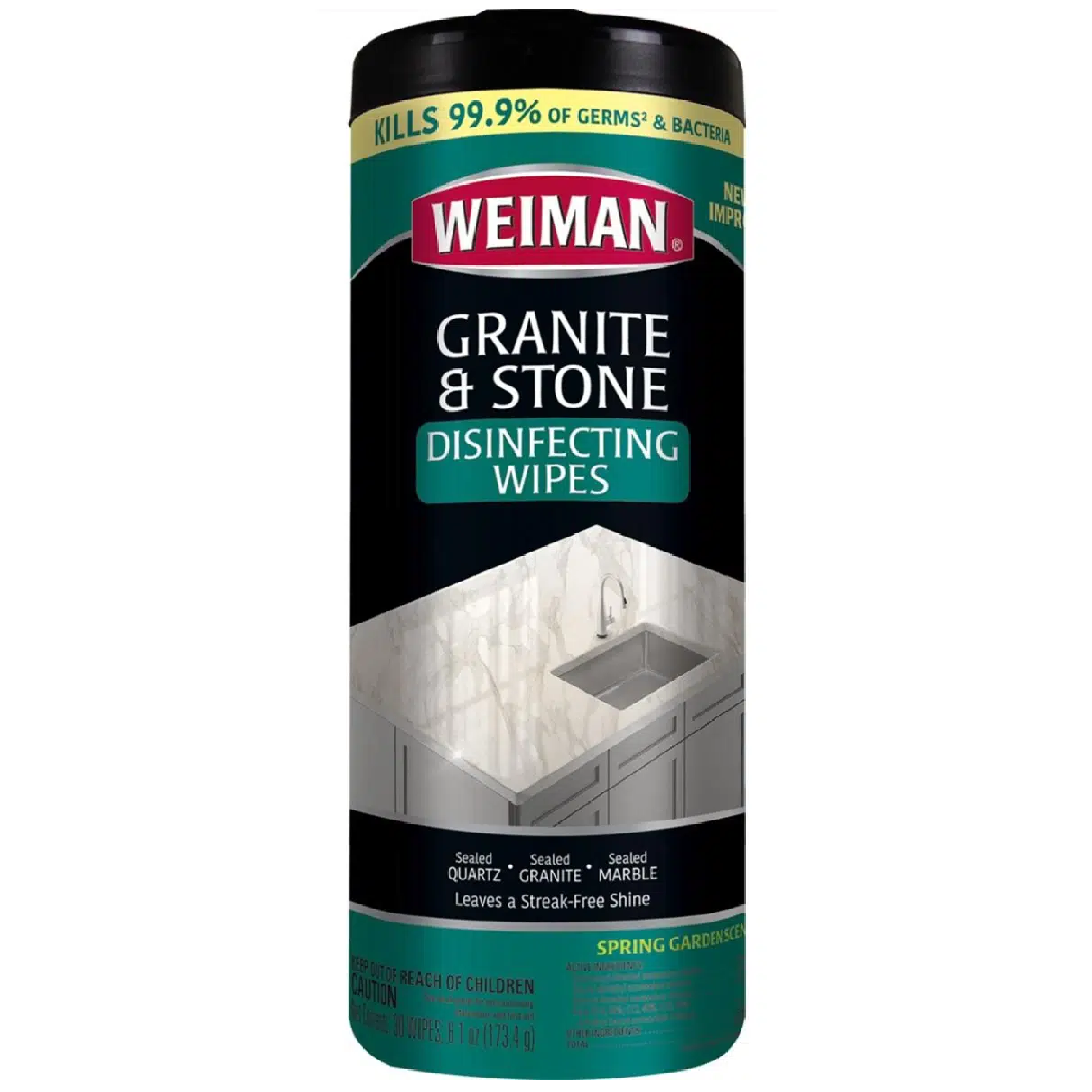 Weiman GRANITE & STONE Wipes 30PC/TUB